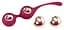 Вагінальні кульки Sweet Smile Kegel Training Balls With Extra Weights, 18.3 см, бордовий - мініатюра 2