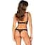 Комплект Obsessive Roxelia 2-pcs crotchless set M/L - миниатюра 2
