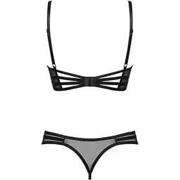 Комплект Obsessive Roxelia 2-pcs crotchless set M/L - мініатюра 4