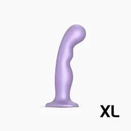 Насадка для страпону Strap-On-Me Dildo Plug P&G Lilas Metallic XL - мініатюра 2