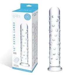 Фалоімітатор Glas Extra Large 25 см (прозорий) - мініатюра 15
