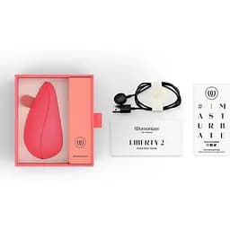 Вакуумний стимулятор Womanizer Liberty 2 Vibrant Rose - мініатюра 7