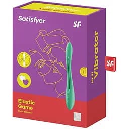 Універсальний гнучкий вібратор для пар Satisfyer Elastic Game Light Green - мініатюра 6