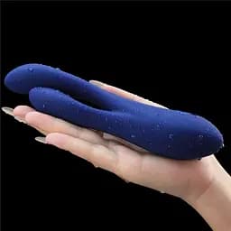 Вібратор Lovetoy L’Allure Pulse 19 см (синій) - мініатюра 11