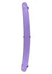 Двосторонній фалоімітатор Twinzer Double Dong 12 inch 32 см фіолетовий - мініатюра 3