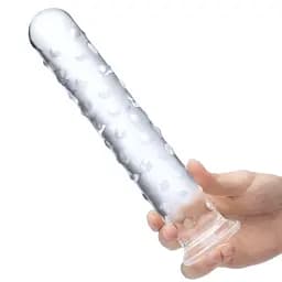 Фалоімітатор Glas Extra Large 25 см (прозорий) - мініатюра 4