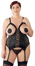 Корсет Cottelli Curves XXXL (чорний) - мініатюра 14