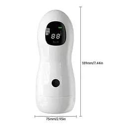 Автоматичний мастурбатор вагіна Sex Robot з дисплеєм USB type-C білий - мініатюра 3