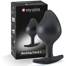 Силіконова анальна пробка Mystim Rocking Force L для електростимулятора діаметр 4.7 см - мініатюра 5