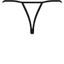 Трусики мереживні з доступом Passion Exclusive Violante Thong Black S/M - мініатюра 6