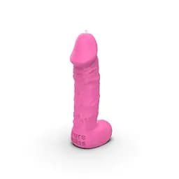Свічка у вигляді члена Pure Bliss Mini Pink 15 см - мініатюра 3