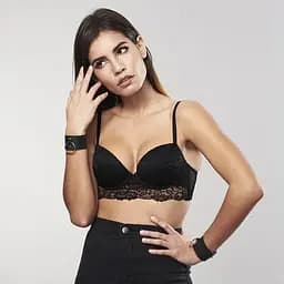 Наручники Bijoux Indiscrets Maze - Wide Cuffs Black - мініатюра 8