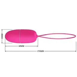 Віброяйце Pretty Love Selkie Wireless Egg 6.9х3 см рожевий - мініатюра 8
