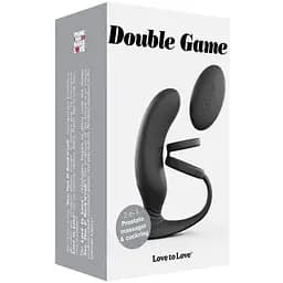 Вібромасажер простати Love To Love Double Game з подвійним ерекційним кільцем і пультом ДУ - мініатюра 4