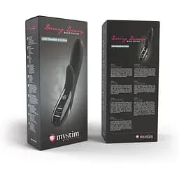 Вібратор-кролик з електростимуляцією Mystim Daring Danny eStim Black - мініатюра 12