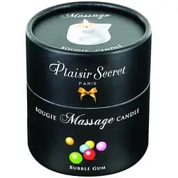Масажна свічка Plaisir Secret Bubble Gum з ароматом жуйки, 80 мл - мініатюра 2