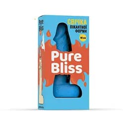 Свічка у вигляді члена Pure Bliss Mini Blue 15 см - мініатюра 7
