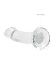 Фалоімітатор RealRock Crystal Clear 6.7" 17 см (прозорий) - мініатюра 3