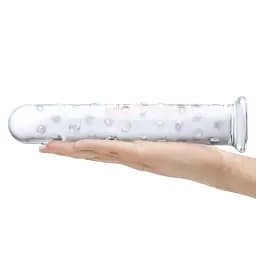 Фалоімітатор Glas Extra Large 25 см (прозорий) - мініатюра 12