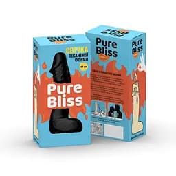 Свічка у вигляді члена Pure Bliss Big Black 18 см - мініатюра 7