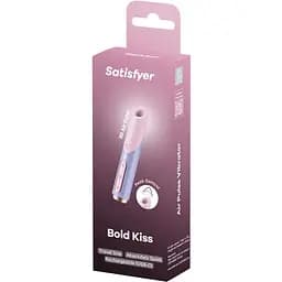 Вакуумний стимулятор Satisfyer Bold Kiss Violet - мініатюра 5