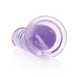 Фалоімітатор RealRock Crystal Clear 8'' 22 см (фіолетовий) - мініатюра 6