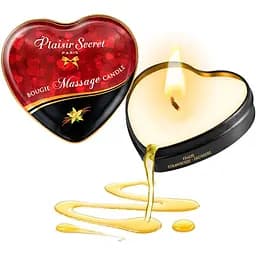 Масажна свічка Plaisir Secret ваніль, 35 мл - мініатюра 3