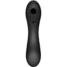 Вакуумний стимулятор з вібрацією Satisfyer Curvy Trinity 4 Black - мініатюра 4