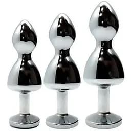 Металева анальна пробка Wooomy Lollypop Double Ball Metal Plug Blue L діаметр 3.5 довжина 10.5 см - мініатюра 4