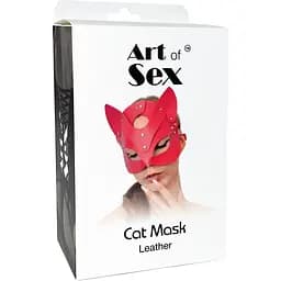 Маска кішечки Art of Sex - Cat Mask, Червоний - мініатюра 5