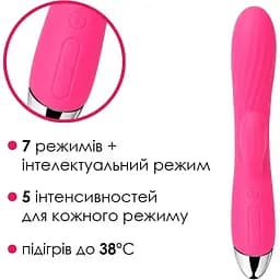 Інтелектуальний вібратор-кролик Svakom Angel Plum Red - мініатюра 3