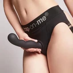 Насадка для страпону Strap-On-Me Dildo Plug P&G Black XL - мініатюра 7