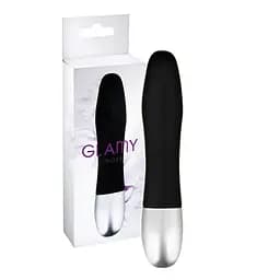 Міні-вібратор Glamy Finger 11 см (чорний) - мініатюра 4