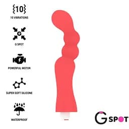 Вібратор для зони Cyber Silicock G GOHAN червоний G-Spot - мініатюра 2