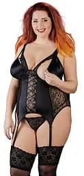 Корсет Cottelli Curves XXXL (чорний) - мініатюра 2