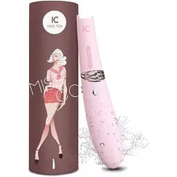 Вакуумний стимулятор із вібрацією KissToy Miss CC Розовий - мініатюра 8