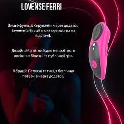 Смарт-вібратор у трусики Lovense Ferri з дистанційним керуванням для дискретної стимуляції - мініатюра 2