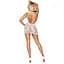 Мини-платье Leg Avenue Strappy Lace mini dress White One size - миниатюра 3