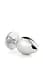 Анальна пробка Gleaming Love Silver Plug Medium 8.3 см (прозорий) - мініатюра 5