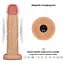 Вібратор Lovetoy Power Basics Cock 10'' 26,2 см (тілесний) - мініатюра 13