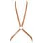 Портупея Bijoux Indiscrets MA - 8 Harness Brown, екошкіра - мініатюра 1
