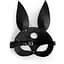 Шкіряна маска зайчика Art of Sex - Bunny mask, колір Чорний - мініатюра 4