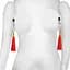 Затискачі для сосків з пензликами Lovetoy Glamor Tassel Nipple Clamp 14 см червоний - мініатюра 5