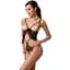 Боді монокіні Passion з відкритими грудьми JustinA Body Black S/M - мініатюра 1