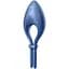 Ерекційне смарт-віброкільце ласо з регулюванням розміру Satisfyer Bullseye Blue - мініатюра 1