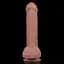Фалоімітатор Lovetoy Dual-Layered Silicone Nature 20.5 см коричневий - мініатюра 5