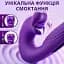 Вібратор I’MCUM Flirt Waves зі стимуляцією клітора 5 режимів Фіолетовий (IM-ZDB328) - мініатюра 5