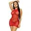 Мини-платье Leg Avenue Rhinestone halter mini dress Red One size - миниатюра 3