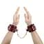 Наручники Liebe Seele Wine Red wirst Cuffs - мініатюра 9