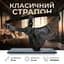 Страпон силиконовый классический с кожаным креплением 13 см черный - миниатюра 2